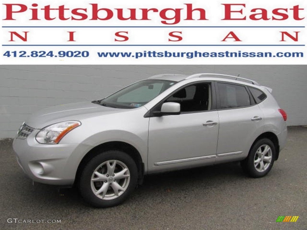 2011 Rogue SV AWD - Silver Ice Metallic / Black photo #1