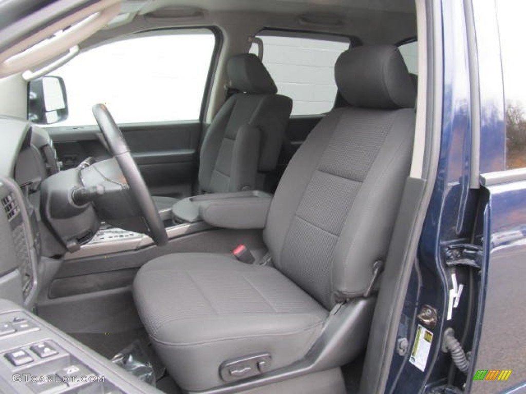 2011 Titan SV Crew Cab 4x4 - Navy Blue / Charcoal photo #8