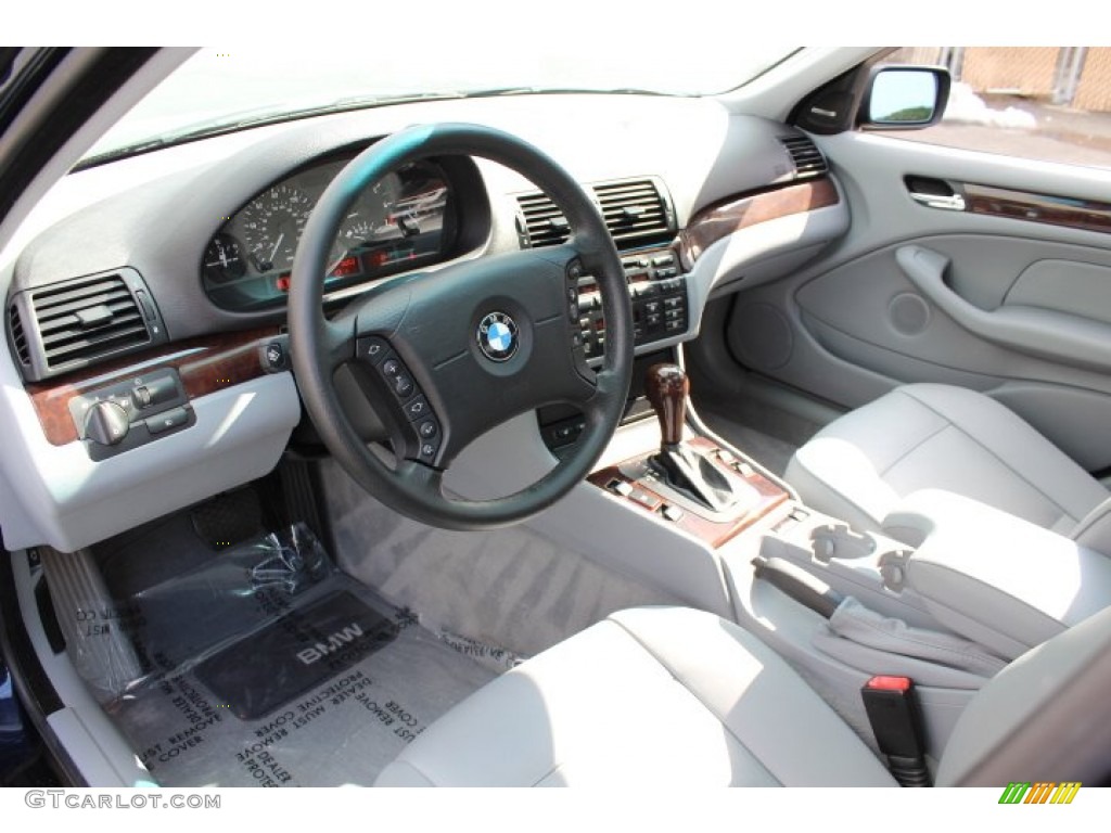 Grey Interior 2003 Bmw 3 Series 325i Sedan Photo 77542428
