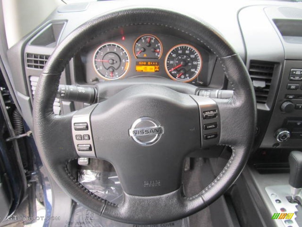 2011 Titan SV Crew Cab 4x4 - Navy Blue / Charcoal photo #10