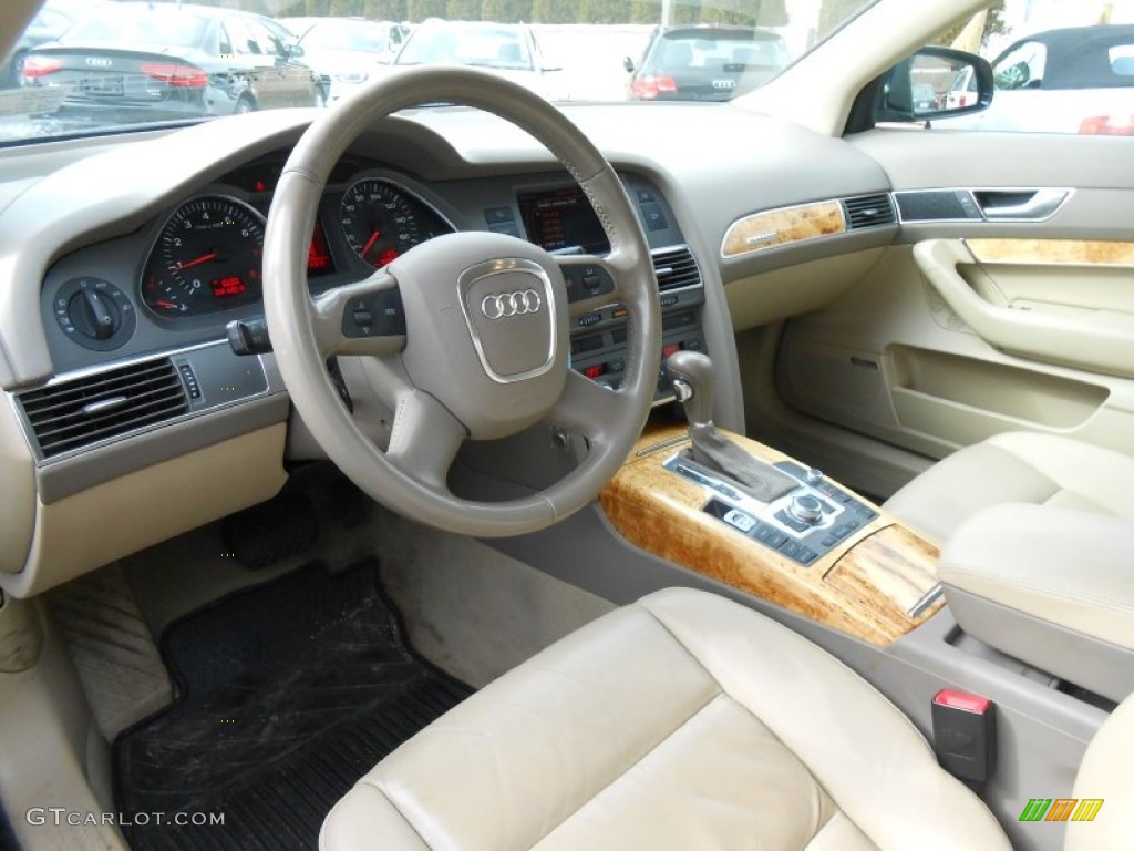 Beige Interior 2006 Audi A6 3.2 quattro Sedan Photo #77542463