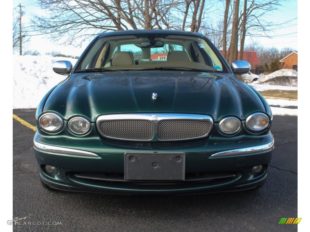 2007 X-Type 3.0 - Jaguar Racing Green Metallic / Ivory photo #2
