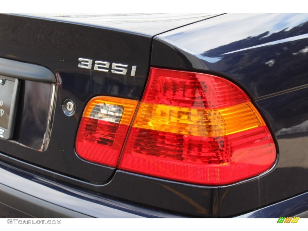 2003 3 Series 325i Sedan - Orient Blue Metallic / Grey photo #22