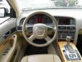 2006 Audi A6 Beige Interior Dashboard Photo