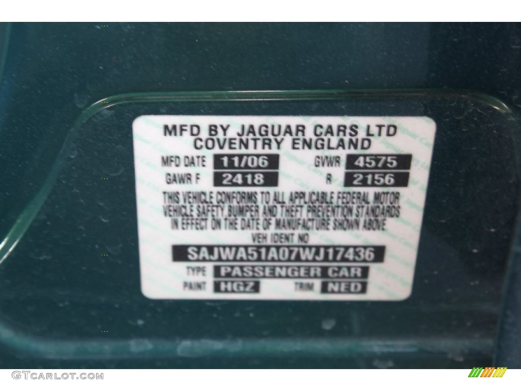 2007 X-Type 3.0 - Jaguar Racing Green Metallic / Ivory photo #19