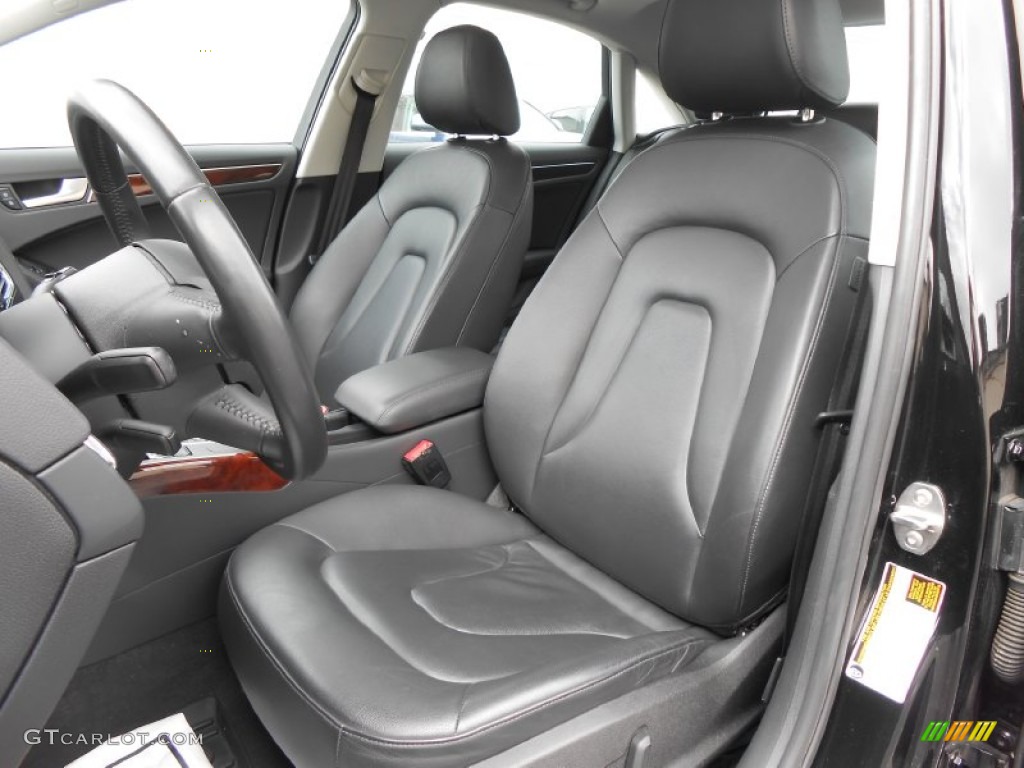 2011 Audi A4 2.0T quattro Sedan Front Seat Photo #77543171
