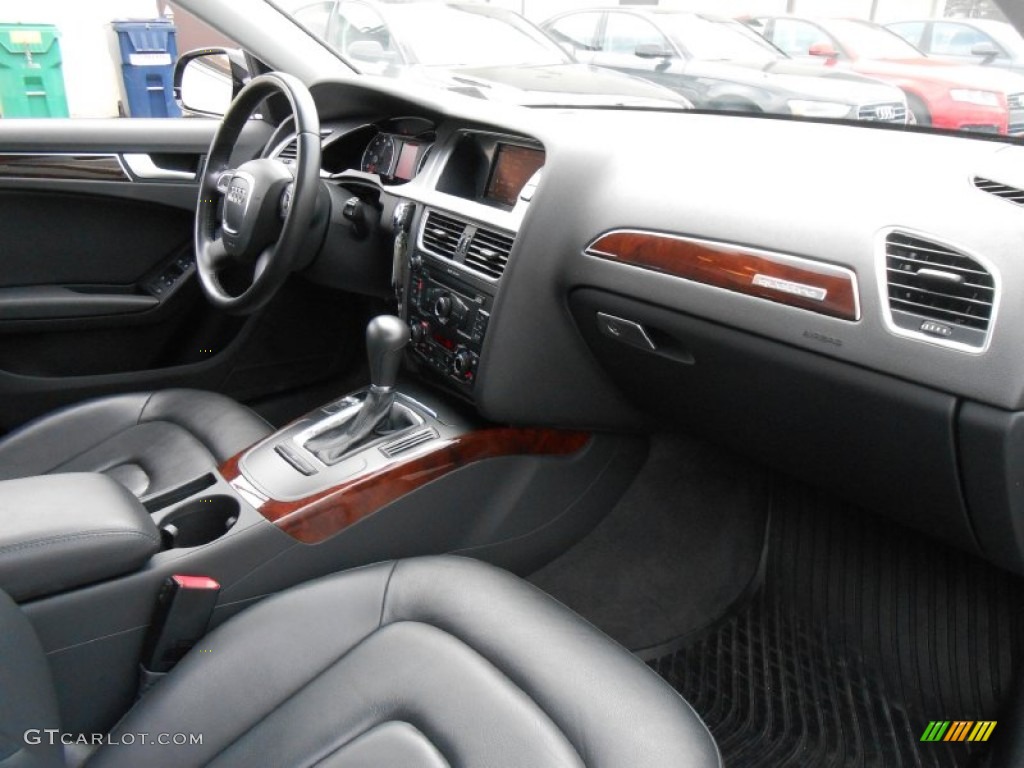 2011 Audi A4 2.0T quattro Sedan Black Dashboard Photo #77543206