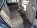2005 Toyota Prius Gray/Burgundy Interior Rear Seat Photo