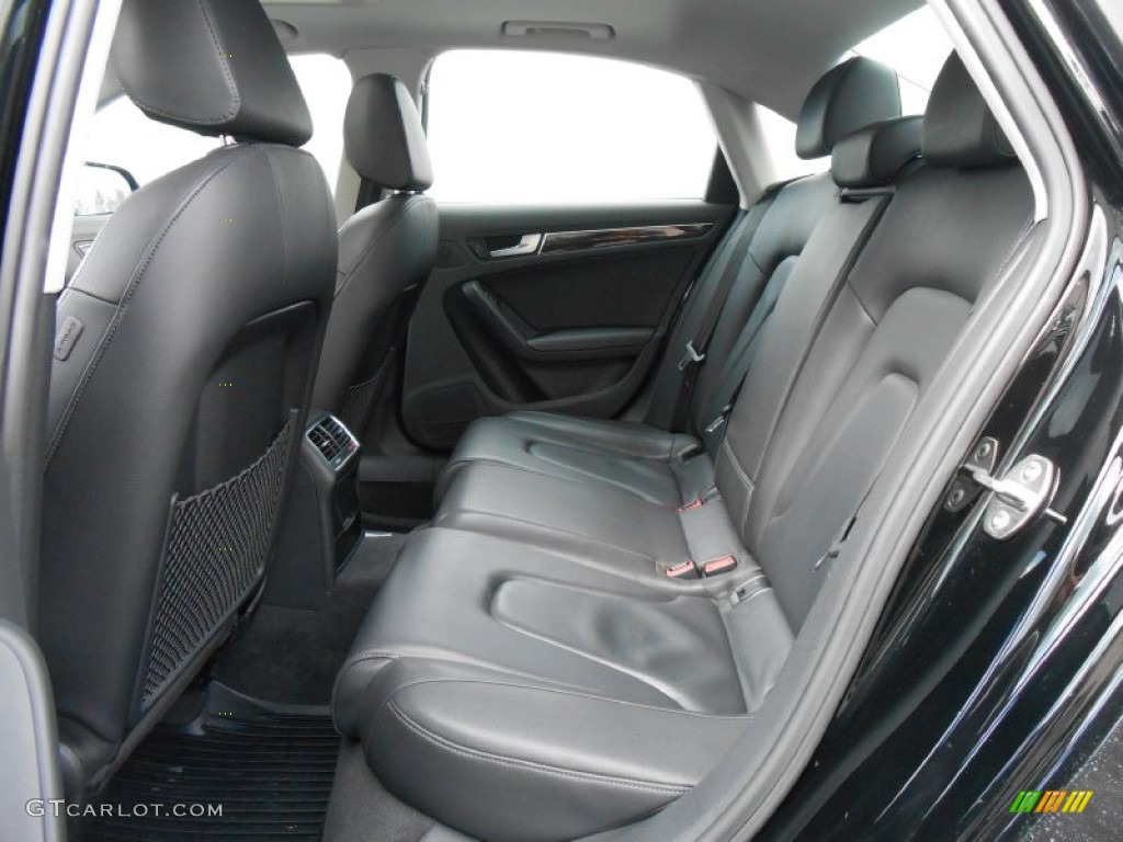 Black Interior 2011 Audi A4 2.0T quattro Sedan Photo #77543309