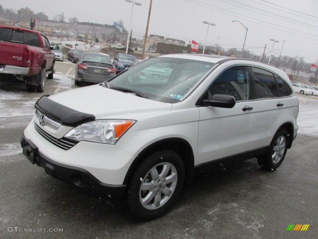 2009 CR-V EX 4WD - Taffeta White / Gray photo #5