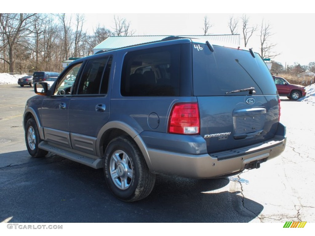 2003 Expedition Eddie Bauer 4x4 - Medium Wedgewood Blue Metallic / Medium Parchment photo #4