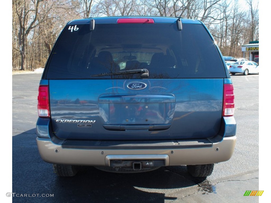 2003 Expedition Eddie Bauer 4x4 - Medium Wedgewood Blue Metallic / Medium Parchment photo #5