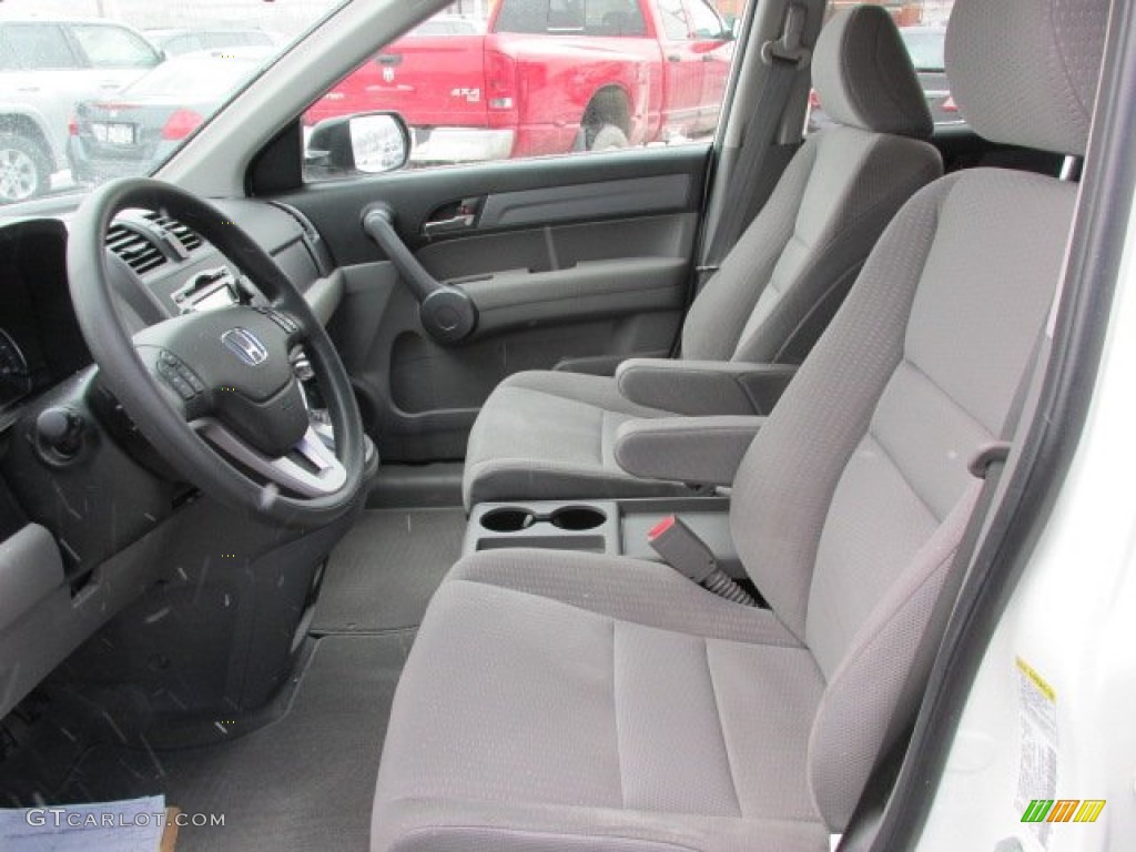2009 CR-V EX 4WD - Taffeta White / Gray photo #12