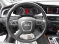 Black 2011 Audi A4 2.0T quattro Sedan Steering Wheel