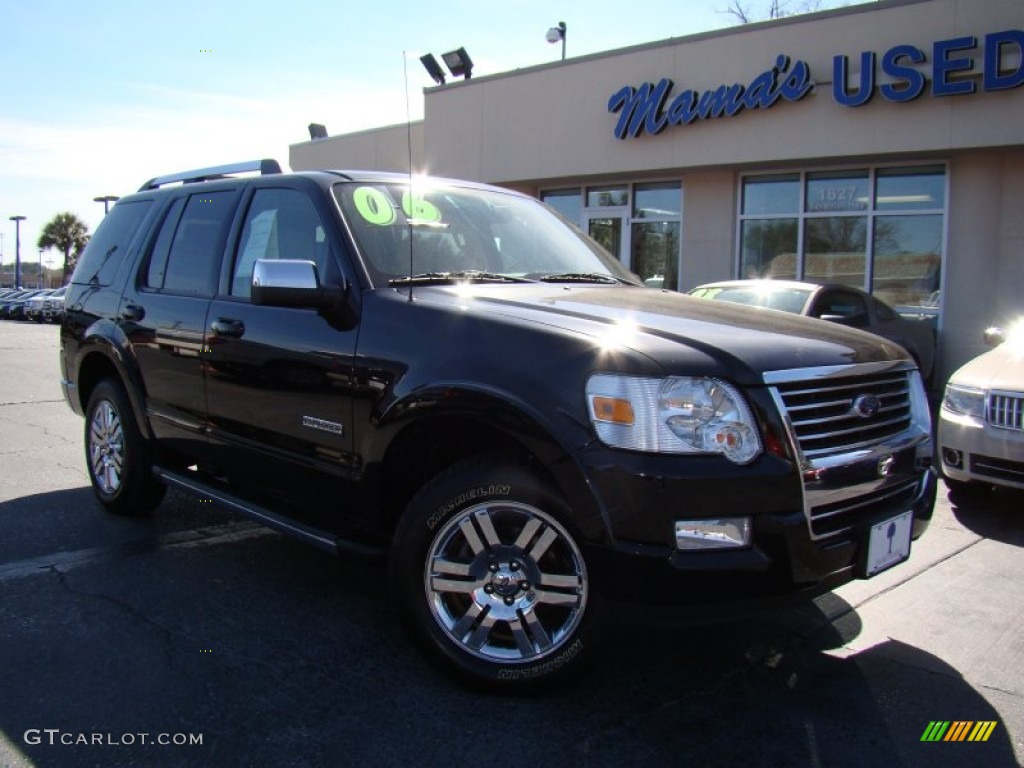 2006 Explorer Limited 4x4 - Black / Stone photo #26