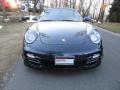 2011 Dark Blue Metallic Porsche 911 Turbo Cabriolet  photo #2