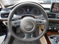 Velvet Beige 2012 Audi A7 3.0T quattro Premium Plus Steering Wheel