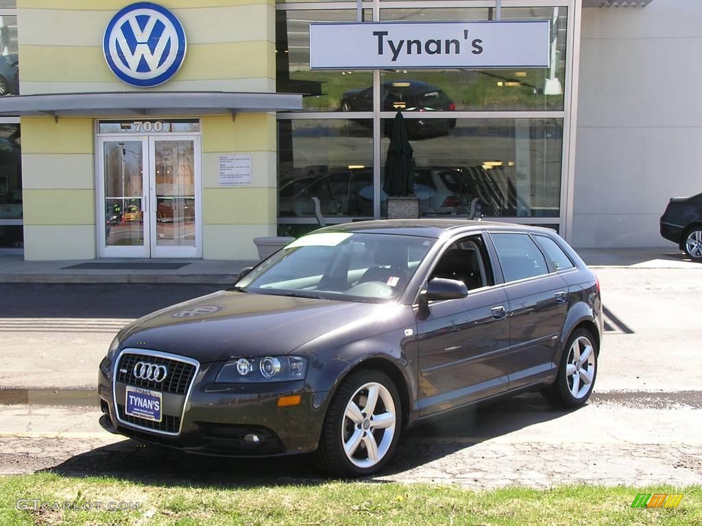 2007 A3 3.2 quattro - Lava Grey Pearl Effect / Black photo #1