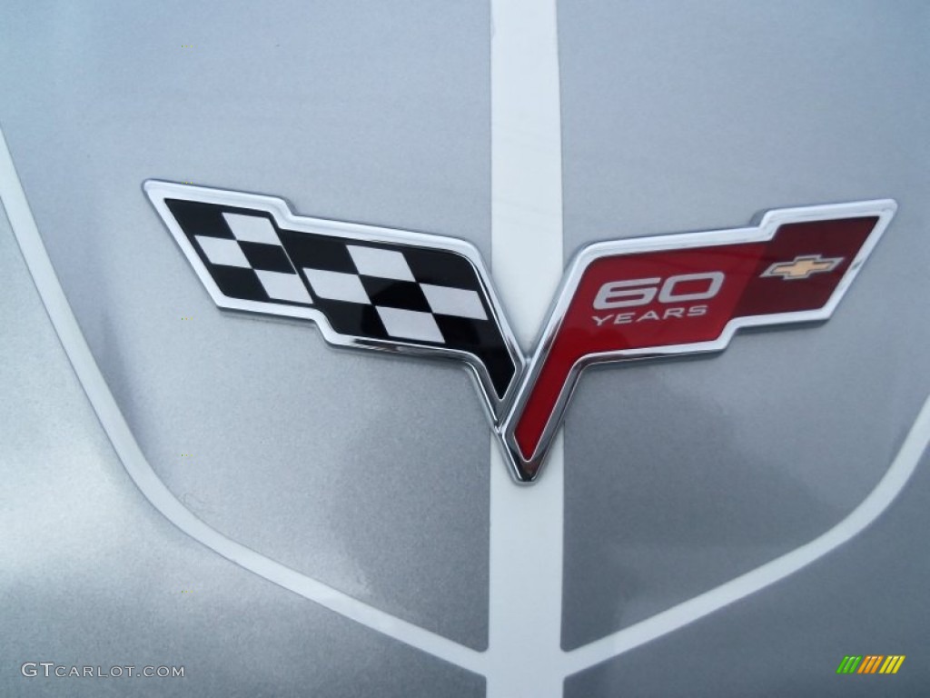 2013 Corvette Grand Sport Coupe - Arctic White/60th Anniversary Pearl Silver Blue Stripes / Diamond Blue/60th Anniversary Design Package photo #16