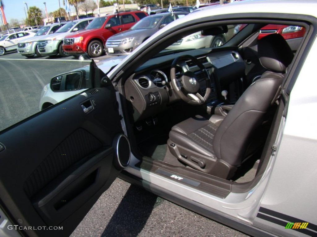 2012 Mustang Shelby GT500 Coupe - Ingot Silver Metallic / Charcoal Black/Black photo #9