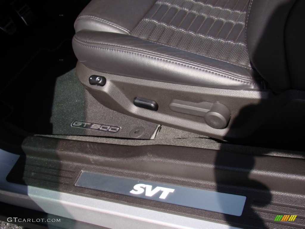 2012 Mustang Shelby GT500 Coupe - Ingot Silver Metallic / Charcoal Black/Black photo #10