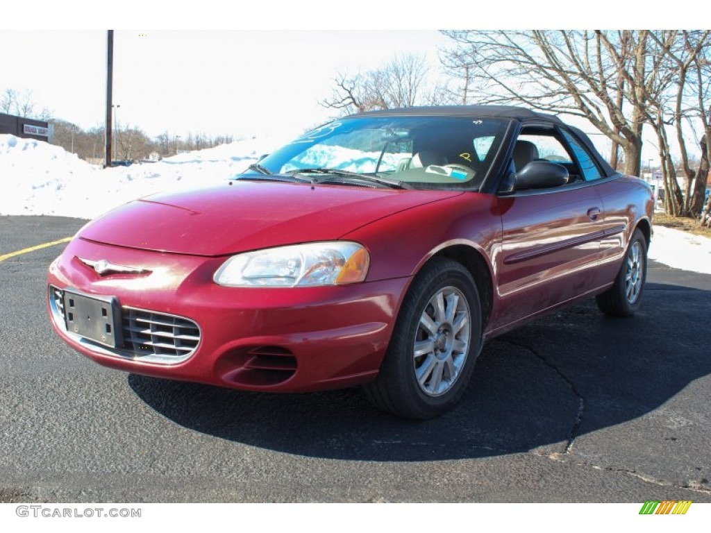 2002 Sebring GTC Convertible - Inferno Red Pearl / Sandstone photo #1