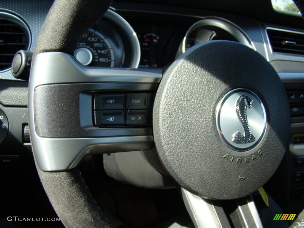 2012 Mustang Shelby GT500 Coupe - Ingot Silver Metallic / Charcoal Black/Black photo #17