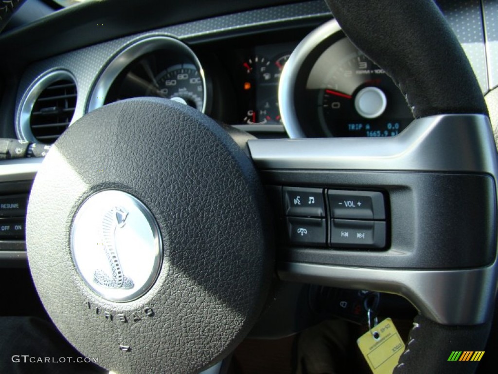 2012 Mustang Shelby GT500 Coupe - Ingot Silver Metallic / Charcoal Black/Black photo #18