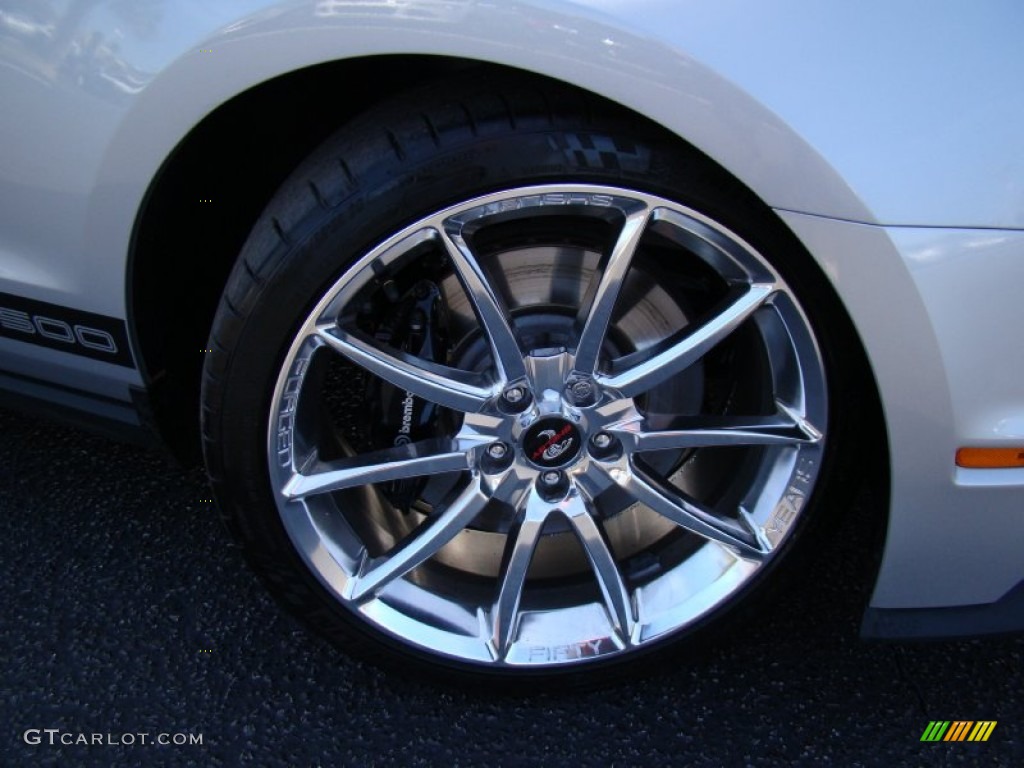 2012 Mustang Shelby GT500 Coupe - Ingot Silver Metallic / Charcoal Black/Black photo #23