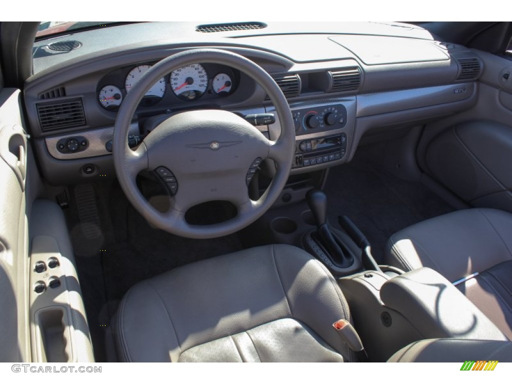 Sandstone Interior 2002 Chrysler Sebring GTC Convertible Photo #77546903