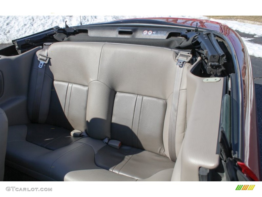 2002 Chrysler Sebring GTC Convertible Rear Seat Photo #77546915