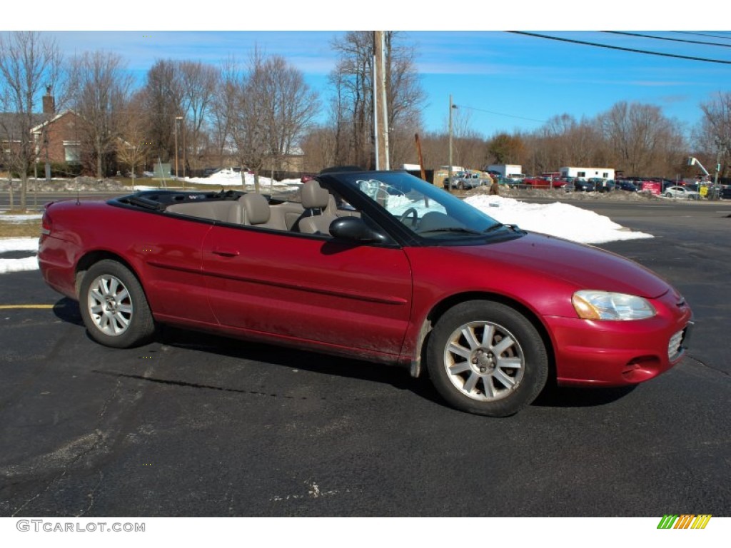 2002 Sebring GTC Convertible - Inferno Red Pearl / Sandstone photo #20