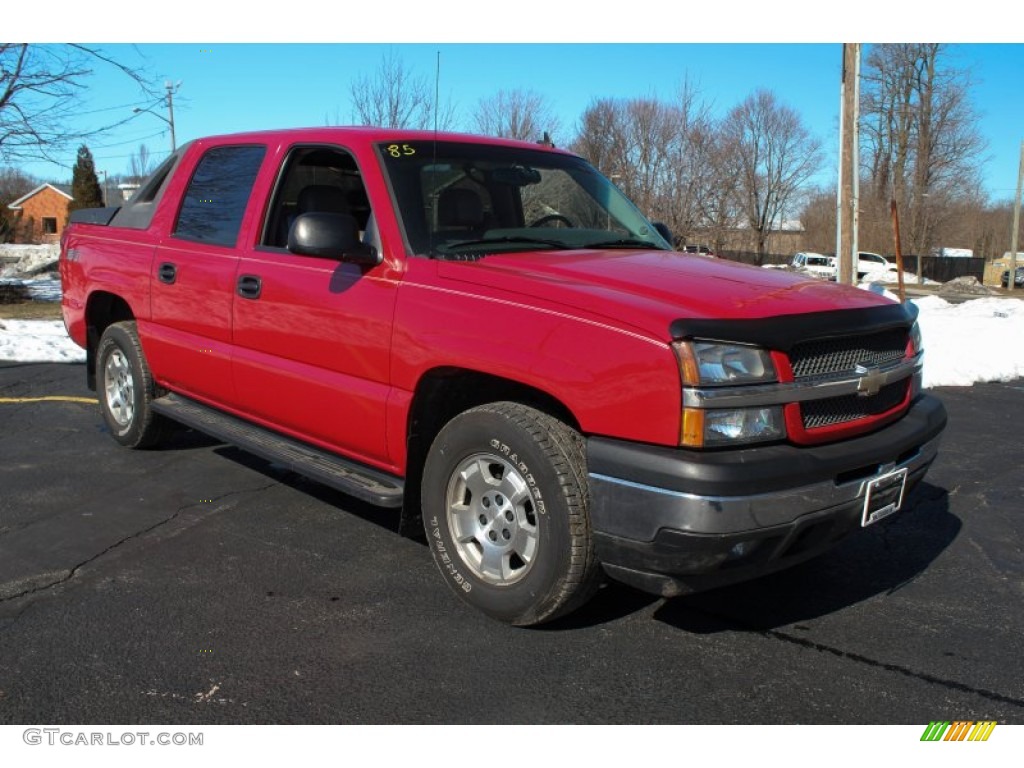 Victory Red 2006 Chevrolet Avalanche Z71 4x4 Exterior Photo #77547740
