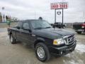 Black - Ranger XLT SuperCab 4x4 Photo No. 1