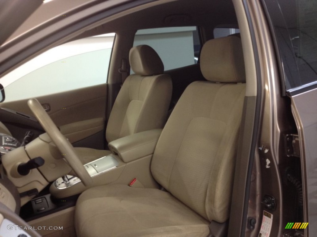 2009 Nissan Murano S AWD Front Seat Photo #77548682