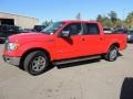 2012 Race Red Ford F150 Lariat SuperCrew  photo #2