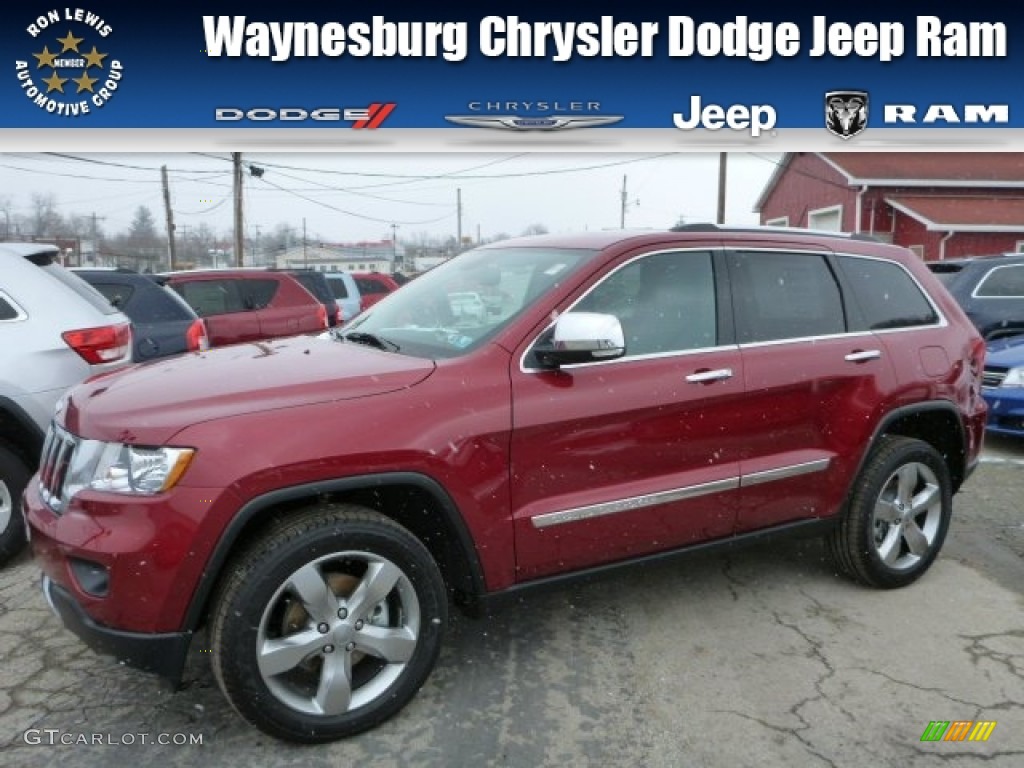 2013 Grand Cherokee Limited 4x4 - Deep Cherry Red Crystal Pearl / Black photo #1