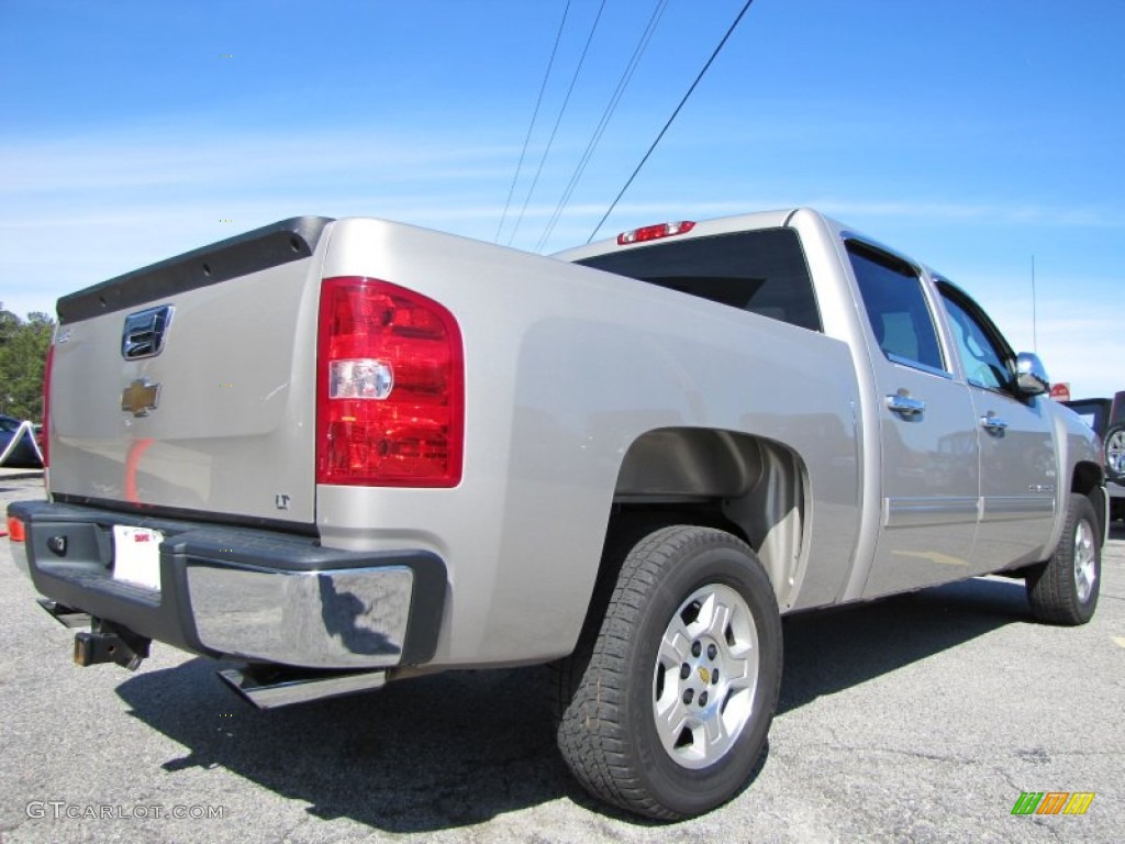 2009 Silverado 1500 LT Crew Cab - Silver Birch Metallic / Light Titanium photo #7