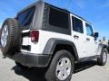 Stone White 2010 Jeep Wrangler Unlimited Sport 4x4 Exterior