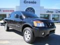 Galaxy Black 2010 Nissan Titan PRO-4X Crew Cab 4x4