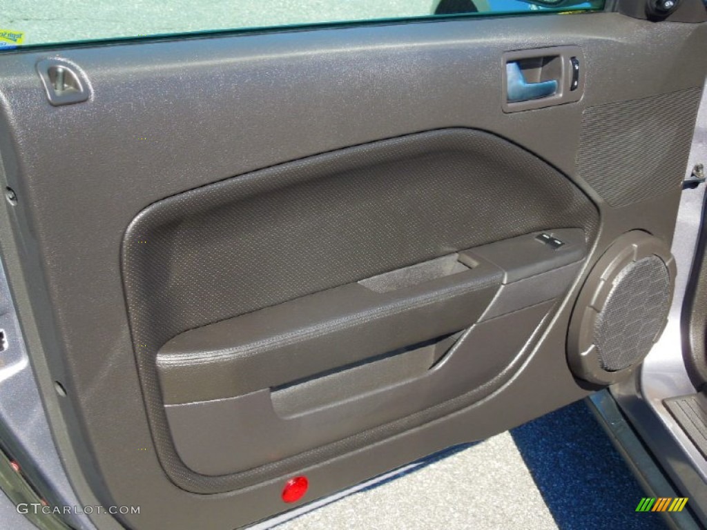 2007 Mustang Shelby GT500 Coupe - Tungsten Grey Metallic / Black Leather photo #10