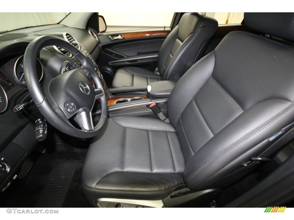 Black Interior 2009 Mercedes-Benz ML 350 4Matic Photo #77553827