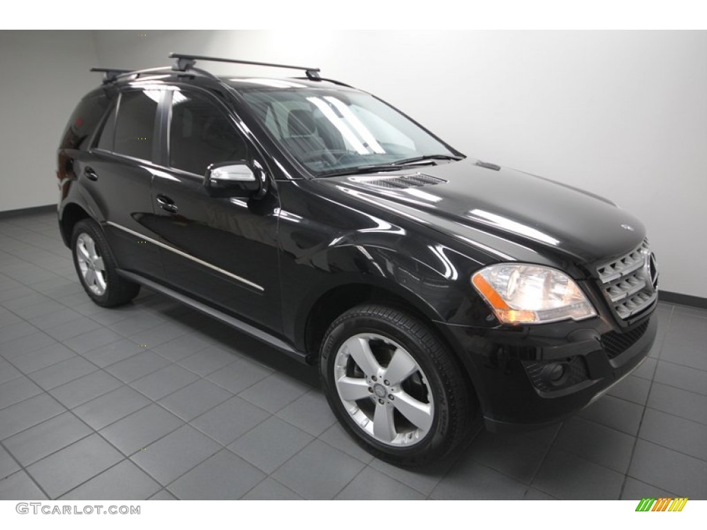 Black 2009 Mercedes-Benz ML 350 4Matic Exterior Photo #77553854