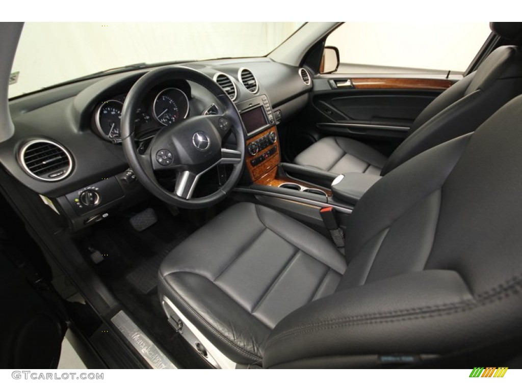 Black Interior 2009 Mercedes-Benz ML 350 4Matic Photo #77553884