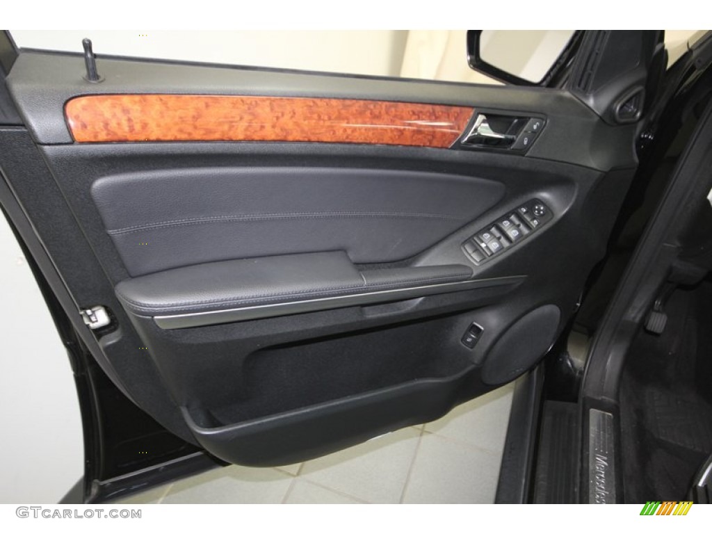 2009 Mercedes-Benz ML 350 4Matic Black Door Panel Photo #77553893