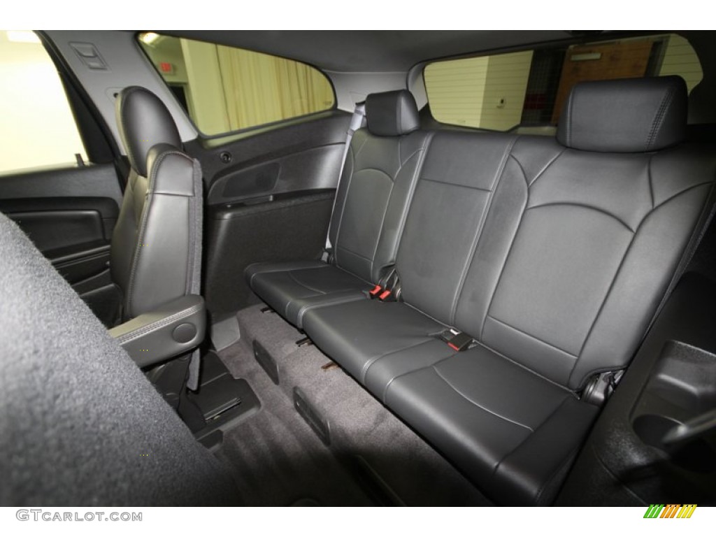 Ebony Interior 2010 Chevrolet Traverse LT Photo #77554407