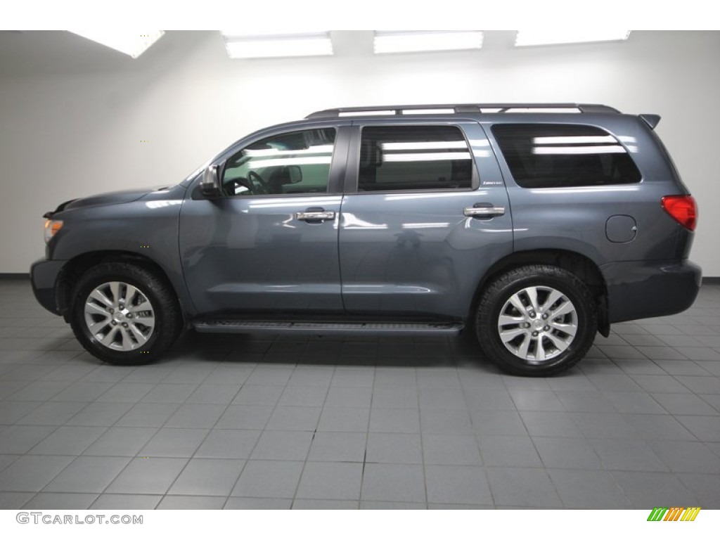 Slate Metallic 2008 Toyota Sequoia Limited 4WD Exterior Photo #77554784