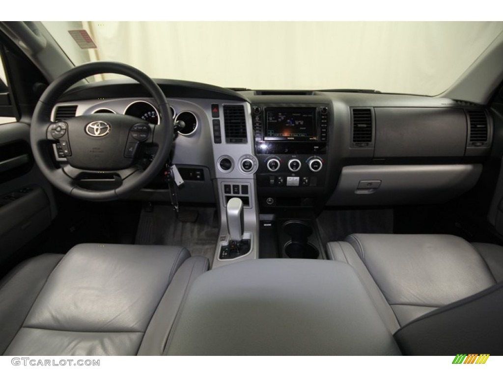 2008 Toyota Sequoia Limited 4WD Graphite Dashboard Photo #77554790