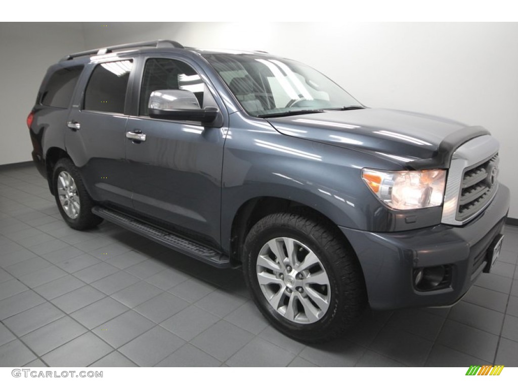 Slate Metallic 2008 Toyota Sequoia Limited 4WD Exterior Photo #77554802
