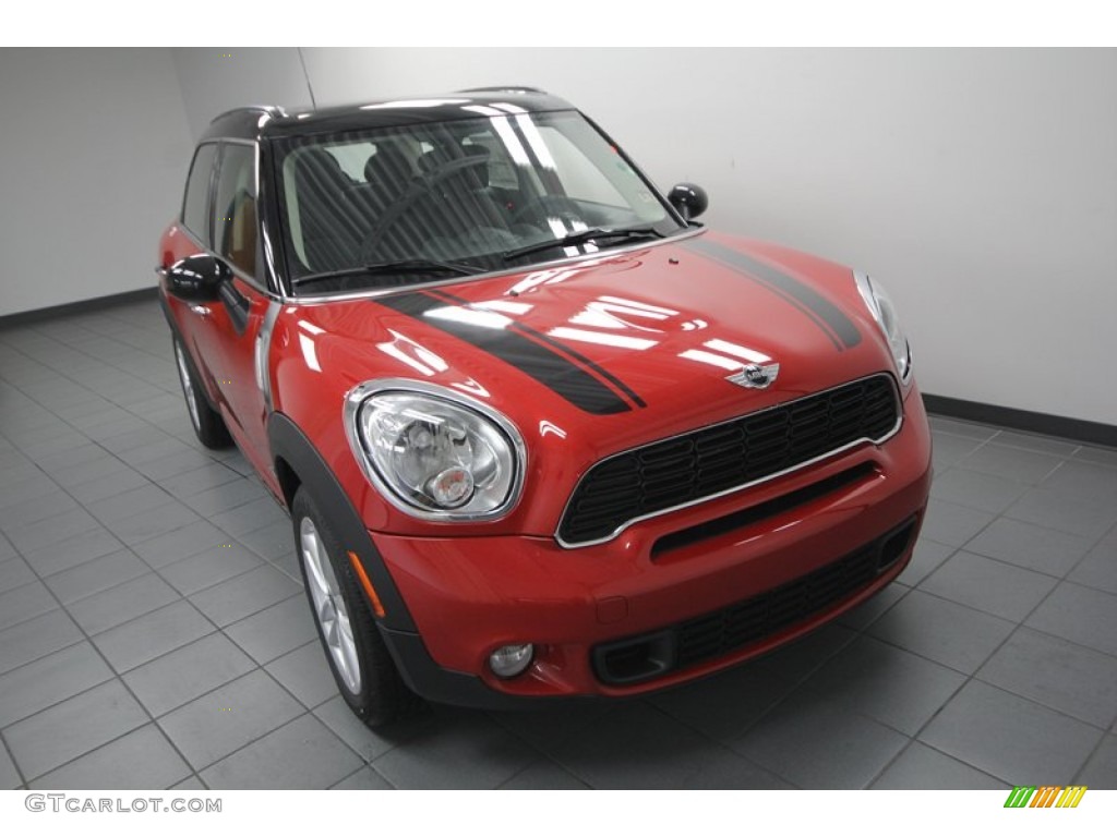 2013 Cooper S Countryman ALL4 AWD - Blazing Red / Carbon Black photo #5